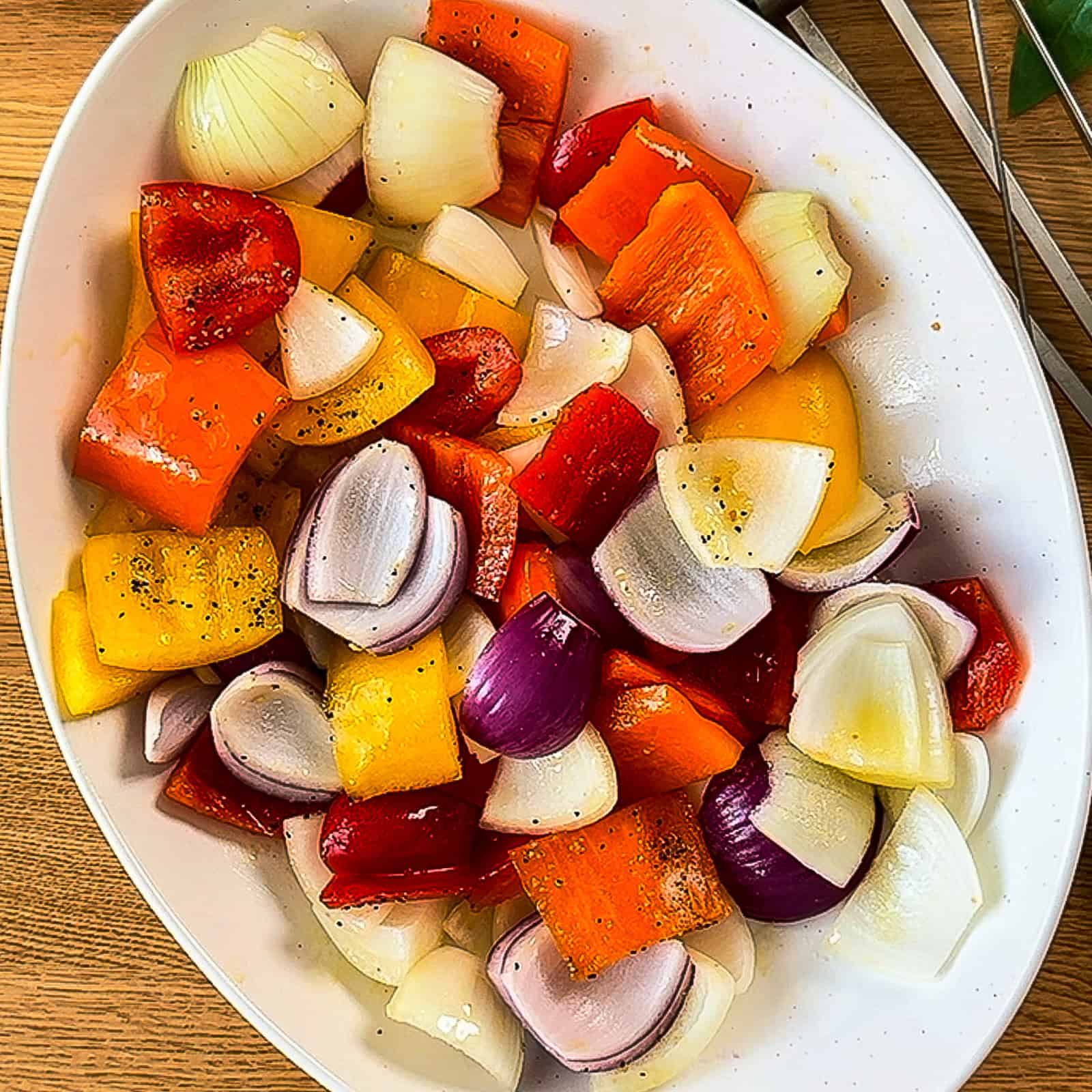 Prep-Ahead Grilled Peppers & Onions for Healthy Meals All Week